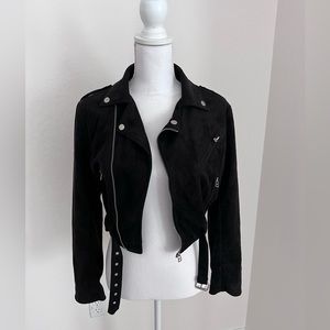 Lioness Black Velvet Jacket